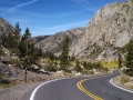 Winding road through the Sonora Pass