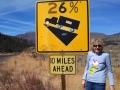 Steep grades ahead in the Sonora Pass - Kim