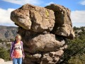 Kim at Chiricahua National Monument