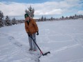 Kim Shoveling Snow