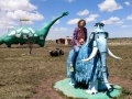 Kim & friends at Bedrock City