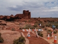 Crowds & trail construction at Wukoki ruins