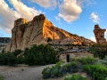 Sunset at Swasey Cabin, San Rafael Swell, Utah