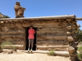 Kim at Swasey Cabin, San Rafael Swell, Utah