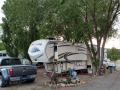 Our rig at the Blue Cut RV Park - Helper, UT