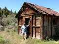 Jerry at abandoned cabin in Nine Mile Canyon