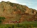 Oil and gas pumping station in Nine Mile Canyon