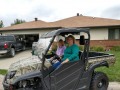 Shirley & Kim wheeling around the farm - New Virginia, Iowa