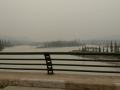 Jasper NP - Athabasca River & Smoky Skies