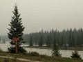 Jasper NP - Athabasca River & Smoky Skies