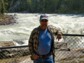 Jasper NP - Jerry at Sunwapta Falls