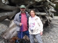 Mom & Jerry at First Beach