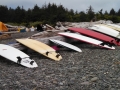 Surfboards on First Beach