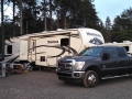 Our rig at the Quileute Oceanside Resort, La Push