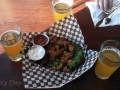 Giant-sized clam strips at restaurant in La Push