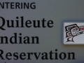 Quileute Indian Reservation Sign