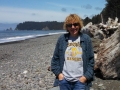 Kim on Rialto Beach, Olympic National Park