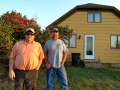 Jerry & cousin, Stan, at Lemmon, SD