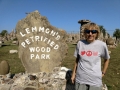 Kim at Lemmon Petrified Wood Park