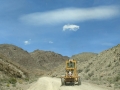 Road Grader on Cerro Gordo Road, California