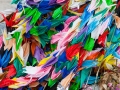 Colorful Origami Offerings - Manzanar War Relocation Center - National Historic Site