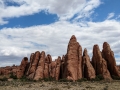 Rock fins at Arches National Park