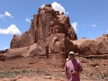 Jerry at the Courthouse in Arches National Park