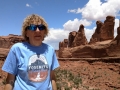 Kim at Arches National Park