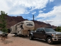 Our rig at the Moab KOA