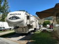 We moved to Golden Spike RV Park park for one night while waiting for truck repairs - our rig at the park