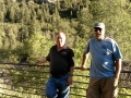 Jerry and friend, Ron S., hiking in Little Cottonwood Canyon