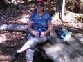 Mom at Lake Crescent