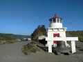 New Trinidad Lighthouse Site - Relocated to parking lot near harbor