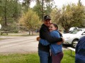 Kim's cousin Bob and his daughter, Lindsay