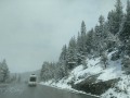 Interstate I-80 W - Donner Pass Late Season Snow