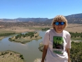 Kim at Green River overlook - Dinosaur National Monument