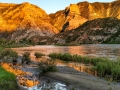 Sunset reflections on Green River - Dinosaur National Monument