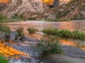 Sunset reflections on Green River - Dinosaur National Monument