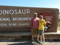 Kim & Jerry at Dinosaur National Monument, Utah/Colorado