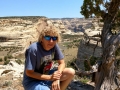 Kim at Yampa River overlook - Dinosaur National Monument