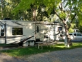 Our rig at Fossil Valley RV Park, Vernal, Utah