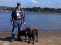 Jerry, Jasmine and Pepper at Alsea Bay