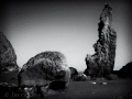 Bandon Rocks in Black & White