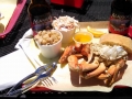 Lunch at Tony's Crab Shack - fresh crab!