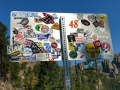 Stickers on Black Hills Sign