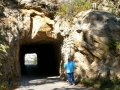 Craig at Tunnel on Iron Mountain Highway