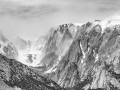 Clearing Storm & Blowing Snow in the Eastern Sierras