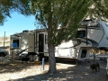 Our Rig at the Blue Cut RV Park