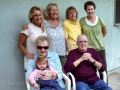 Kim with sisters, parents & youngest grand-niece.