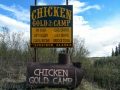 Chicken Gold Camp - Sign